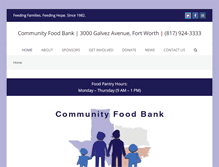 Tablet Screenshot of food-bank.org